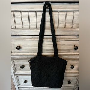 The Sak Crochet Black Purse
